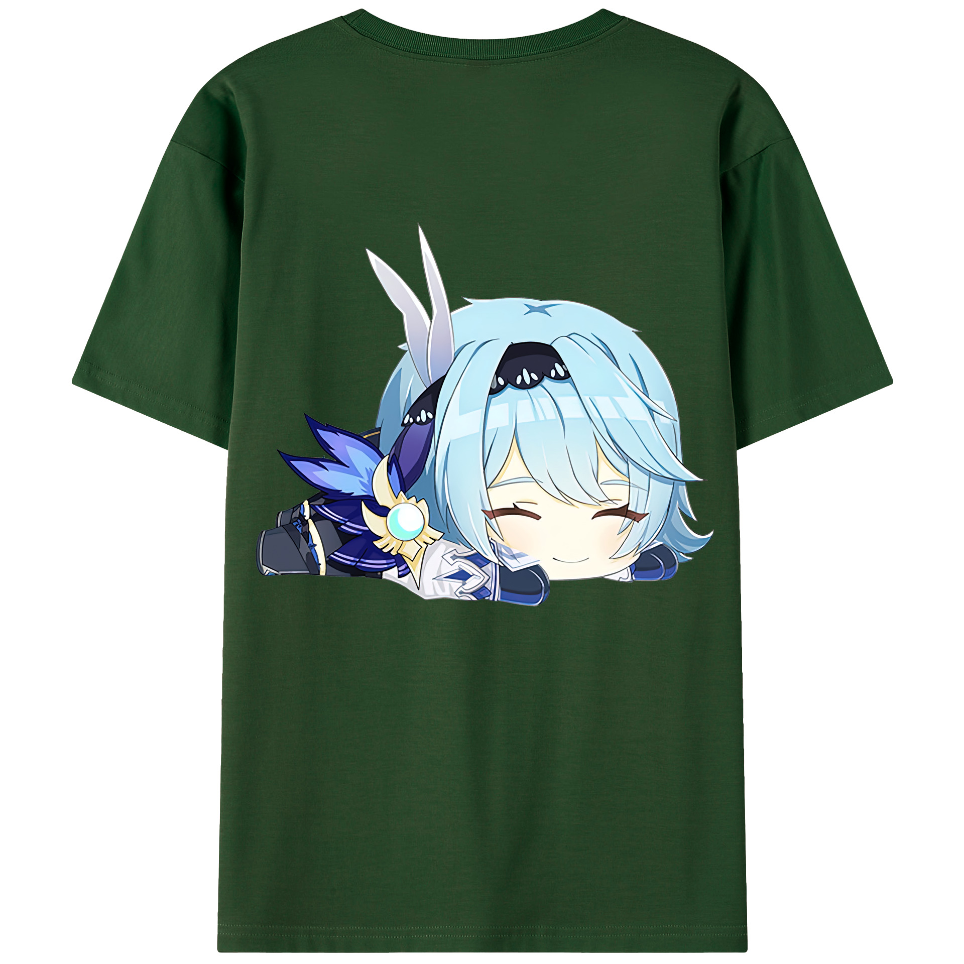 げんし神 优菈 ゆうら genshin Yūra 綿100％半袖Tシャツ（背面プリント）